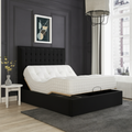 SleepMotion Advance Adjustable Bed – Dual Motor Electric Frame with CoolGel Mattress | SILVER