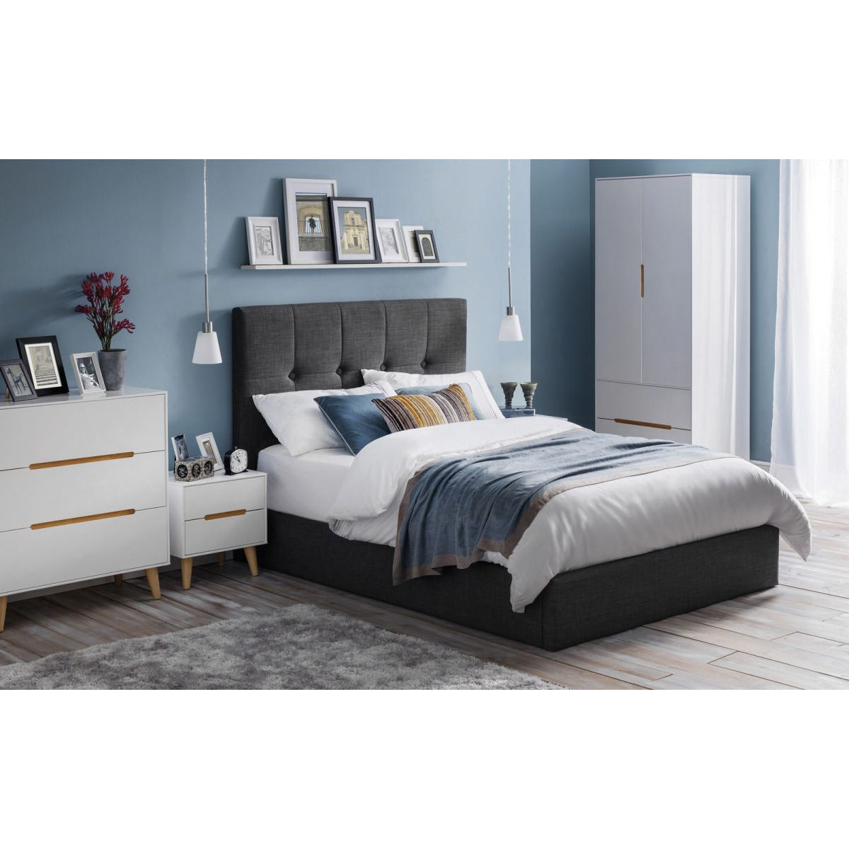 Alicia 6 Drawer Wide Chest - White