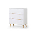 Alicia 3 Drawer Chest - White Julian Bowen 