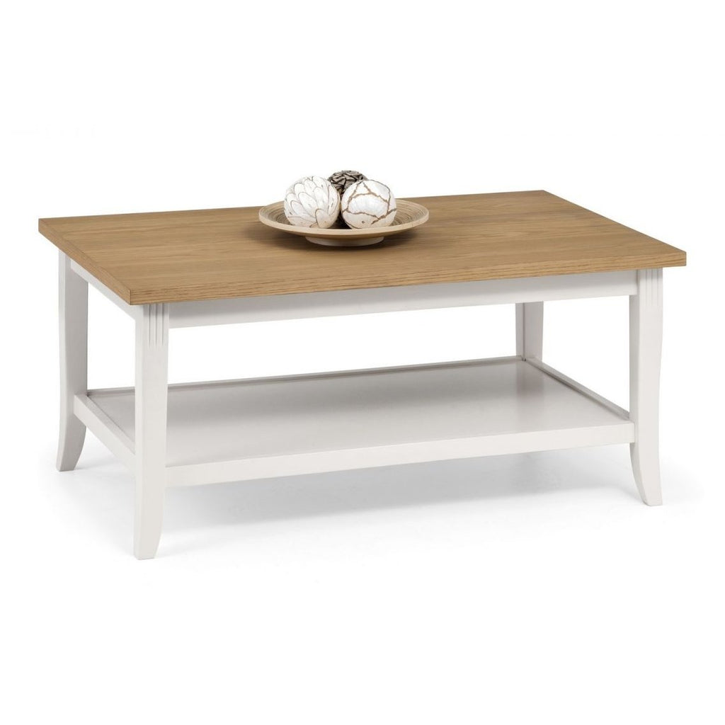 Davenport Coffee Table - Oak/White