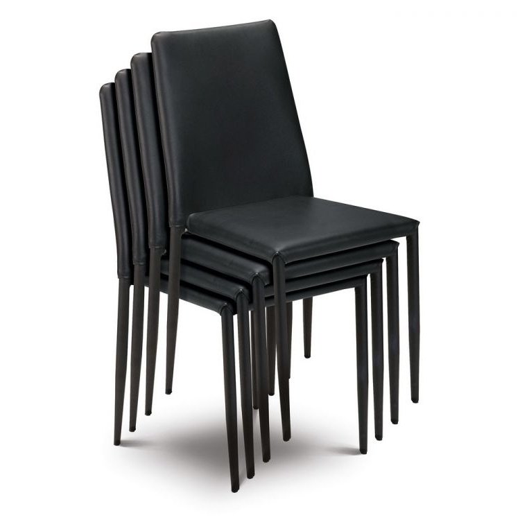 Jazz Stacking Chair - Black