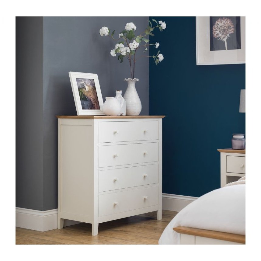 Salerno 2-Tone 4 Drawer Chest