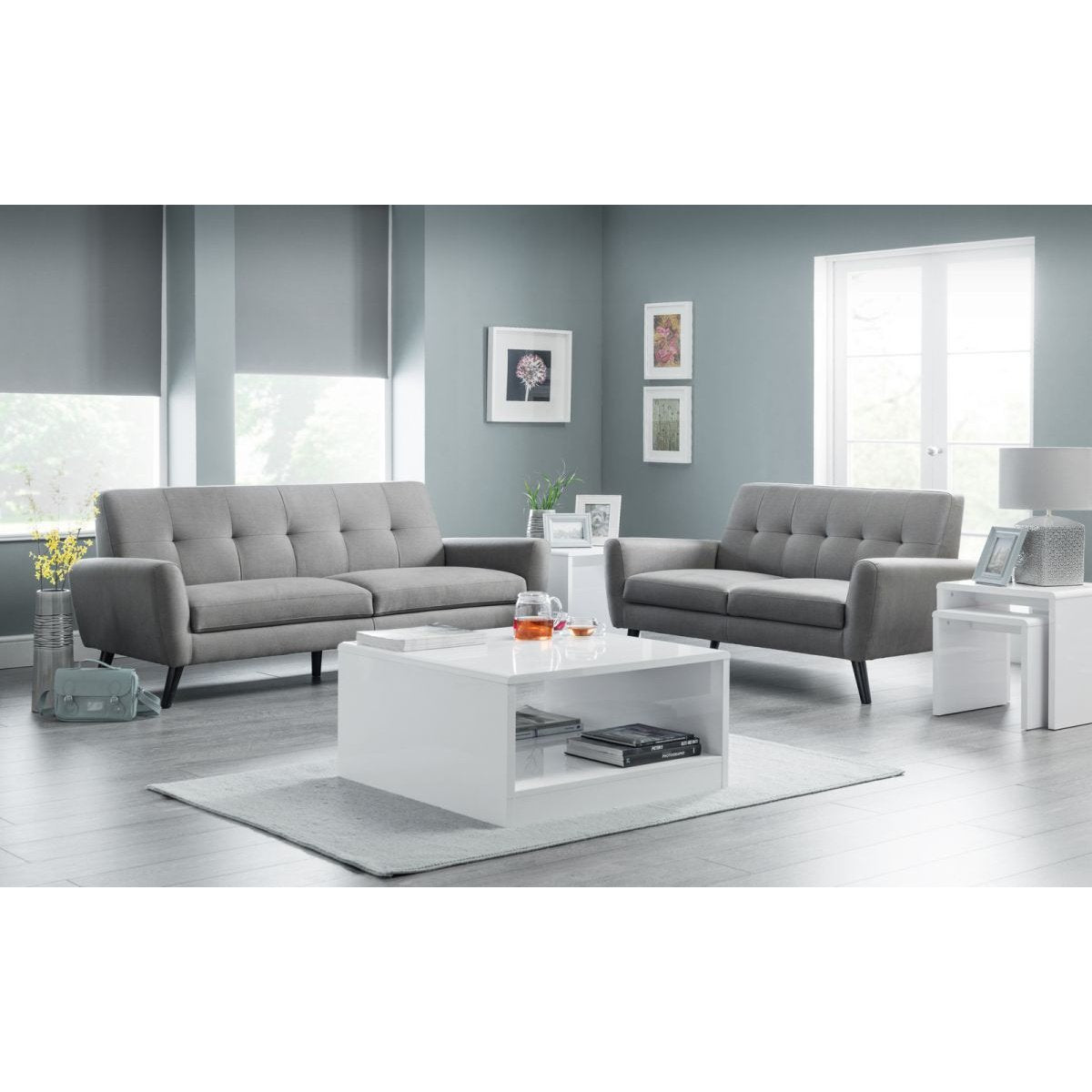 Manhattan High Gloss Nest of Tables