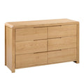Curve 6 Drawer Wide Chest