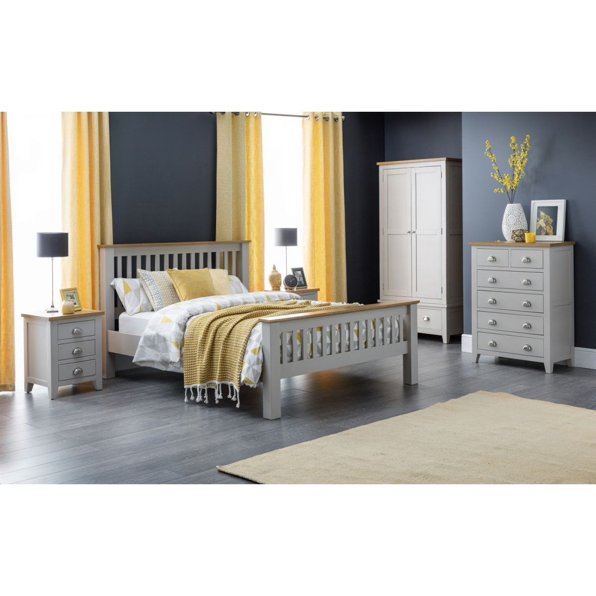 Richmond 3 Drawer Bedside