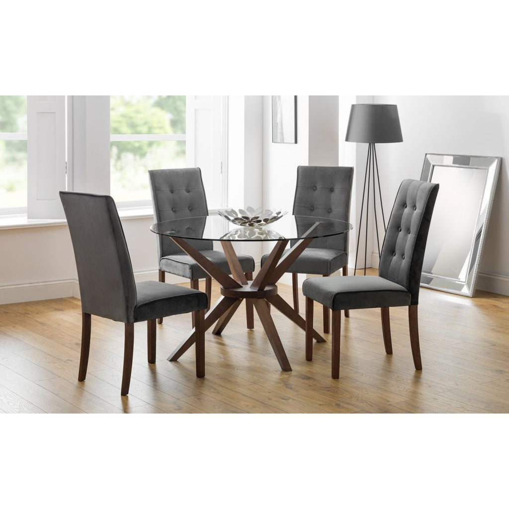 Chelsea Glass Top Dining Table