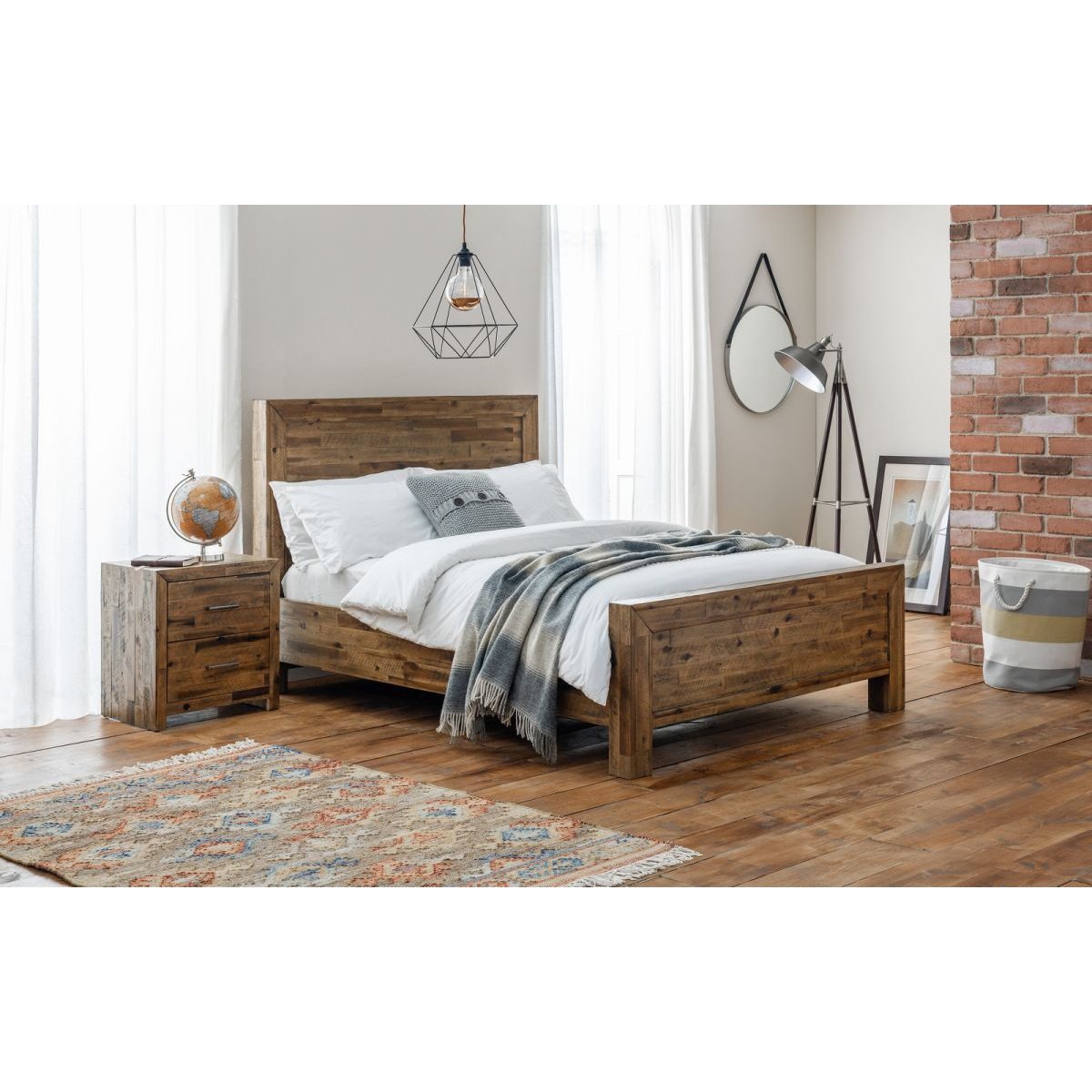 Hoxton 2 Drawer Bedside