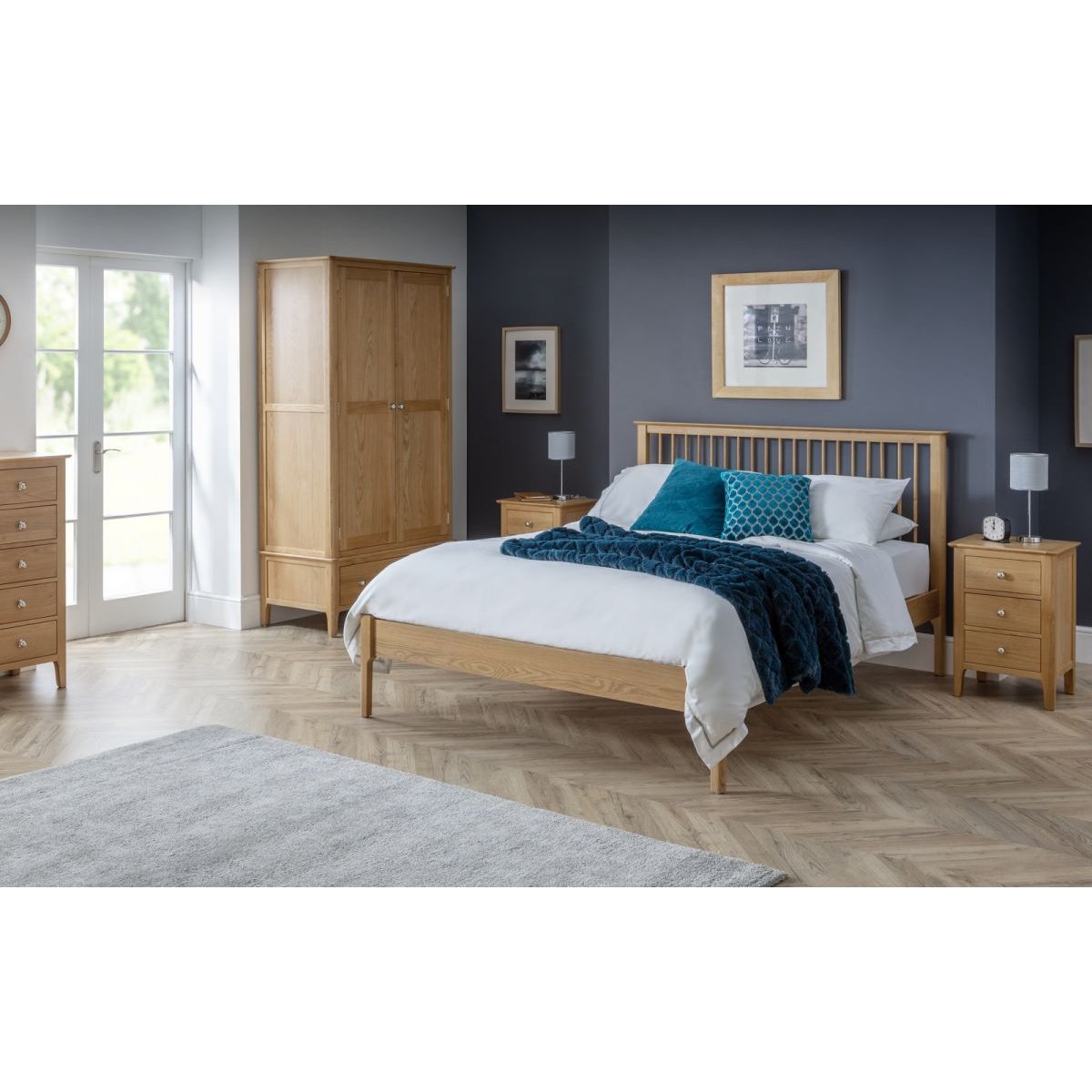 Cotswold 2 Door 1 Drawer Wardrobe