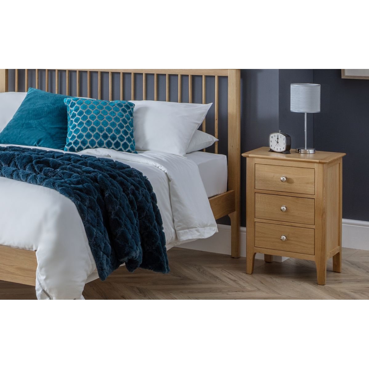 Cotswold 3 Drawer Bedside