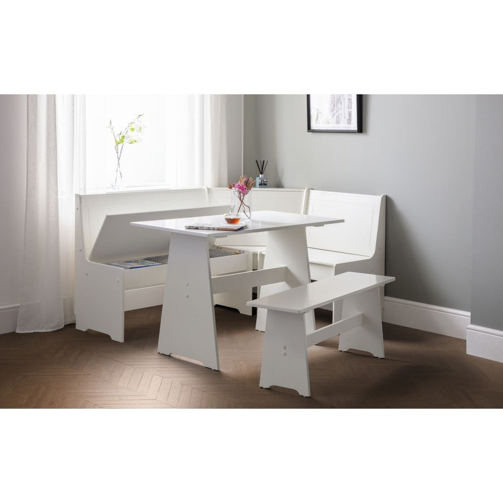 Newport Corner Dining Set - Surf White