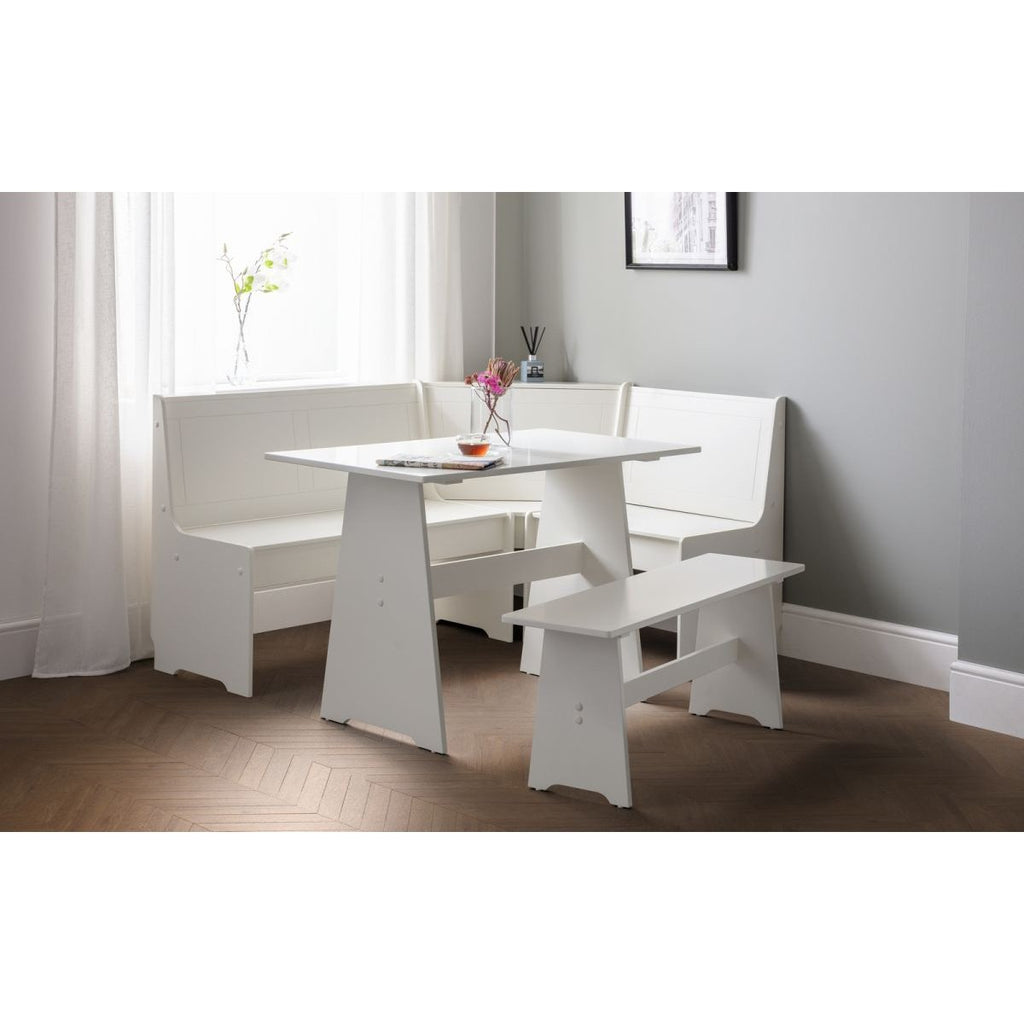 Newport Corner Dining Set - Surf White