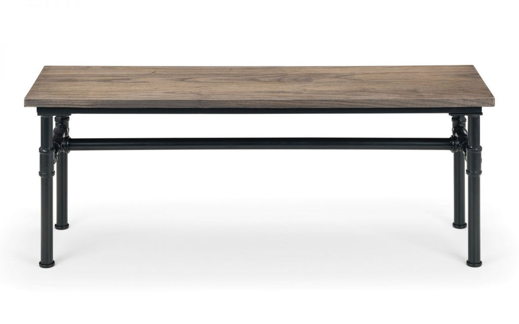 Carnegie Dining Table, Bench & 2 Luxe Blue Chairs