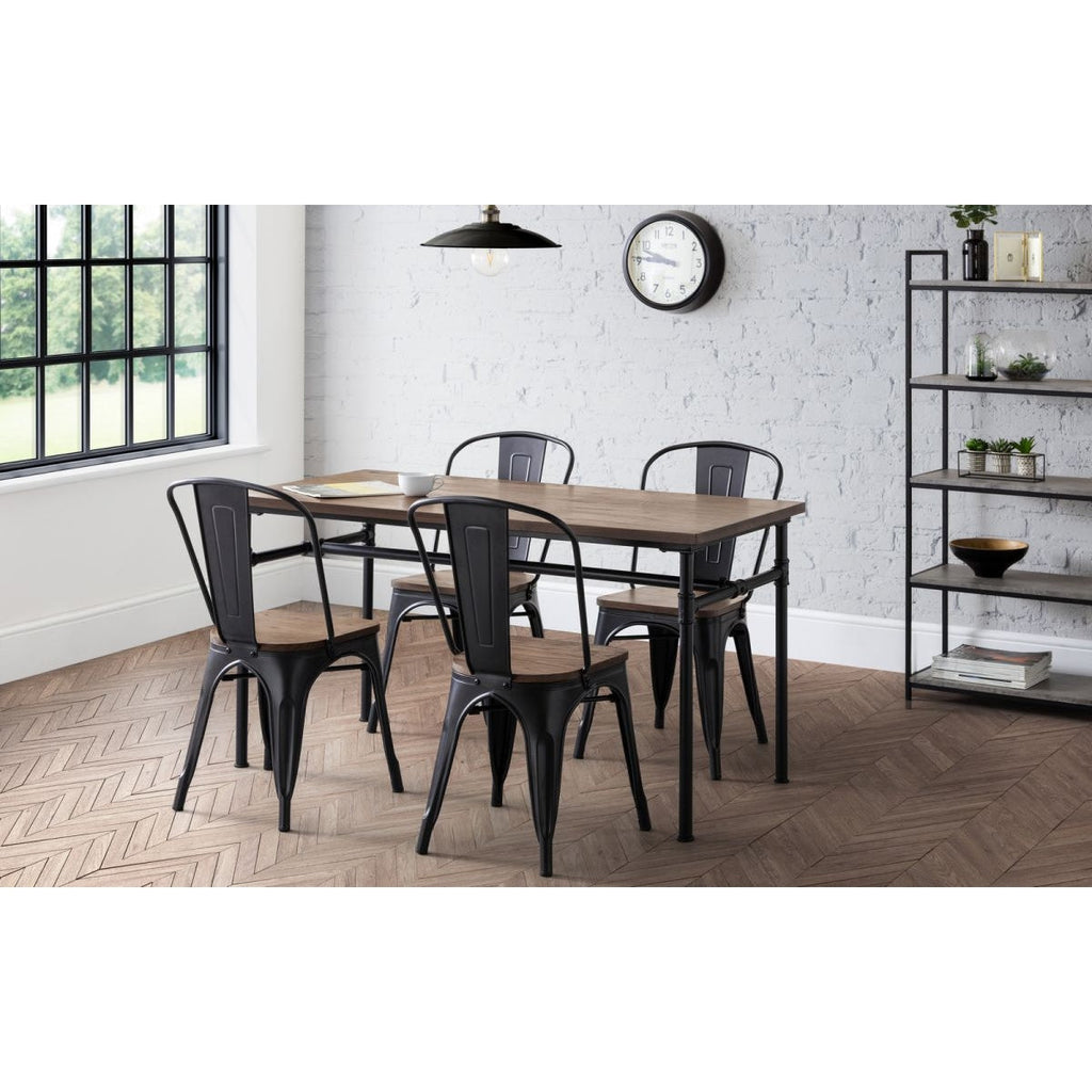 Carnegie Dining Table & 4 Grafton Chairs