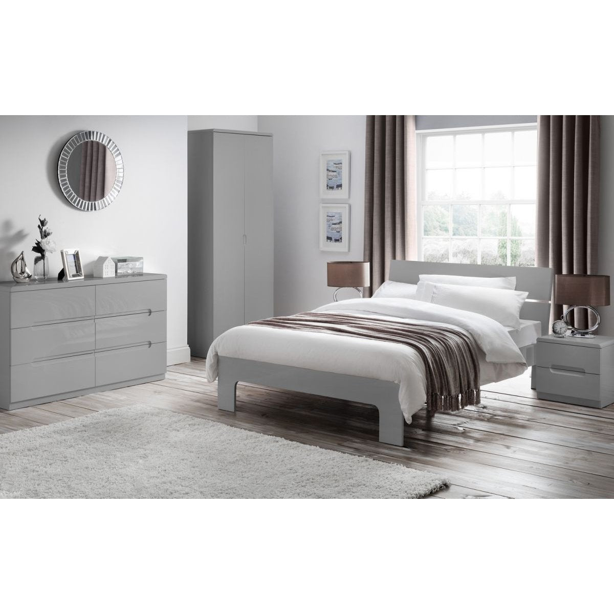 Manhattan 3 Drawer Chest - Grey