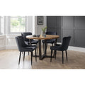 Brooklyn Round & Luxe Grey Dining Set
