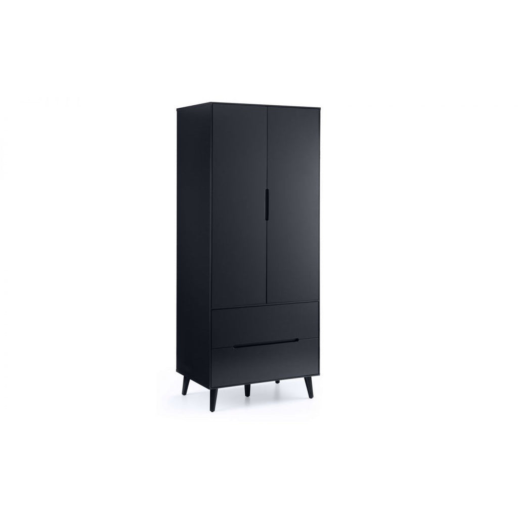 Alicia Combination Wardrobe - Anthracite Julian Bowen 