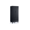 Alicia Combination Wardrobe - Anthracite Julian Bowen 