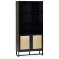 Padstow Tall Bookcase - Black