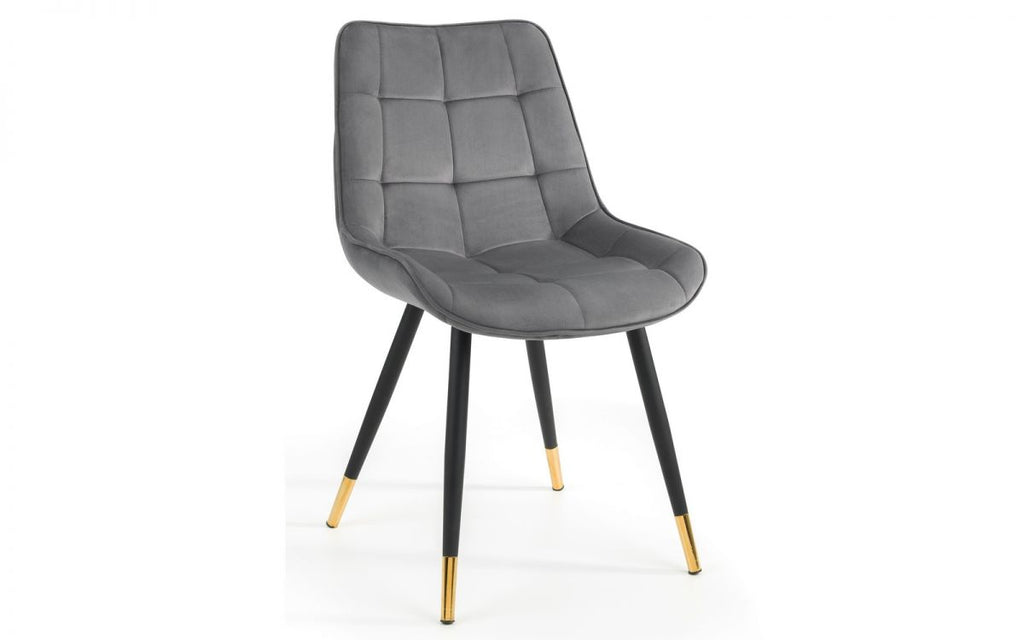Findlay Rectangular Table & 4 Hadid Grey Chairs