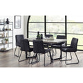 Miller Concrete Effect Dining Table & 6 Soho Chairs