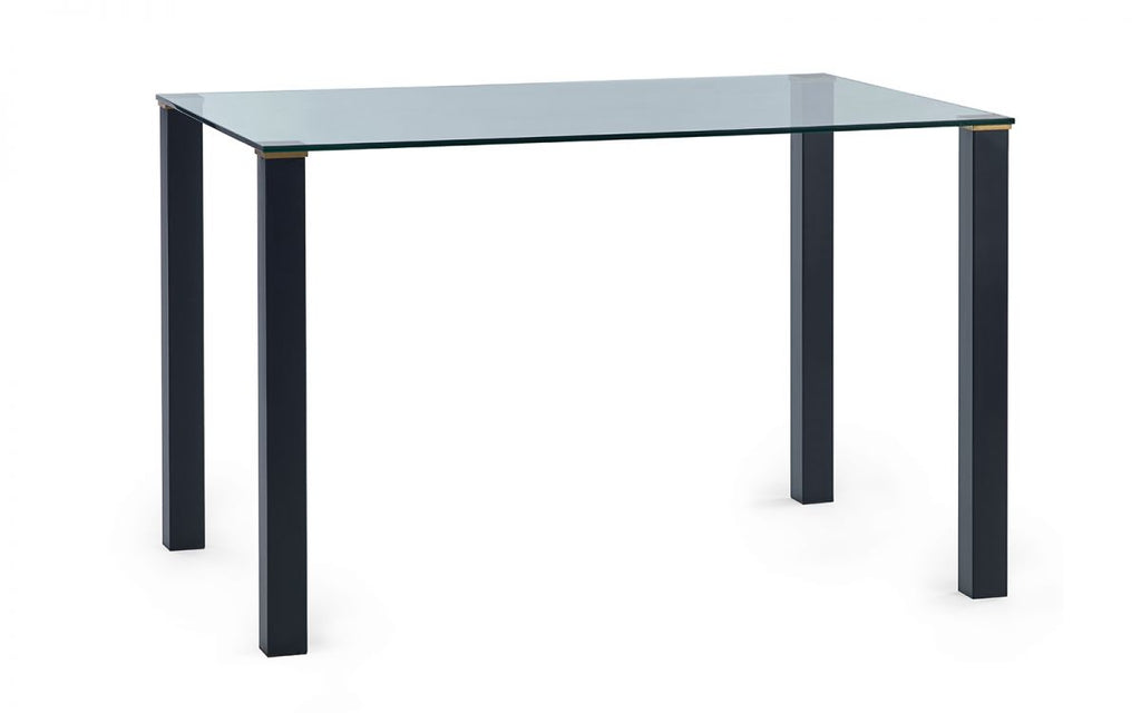 Piero Rectangular Table & 4 Jazz Black Dining Chairs