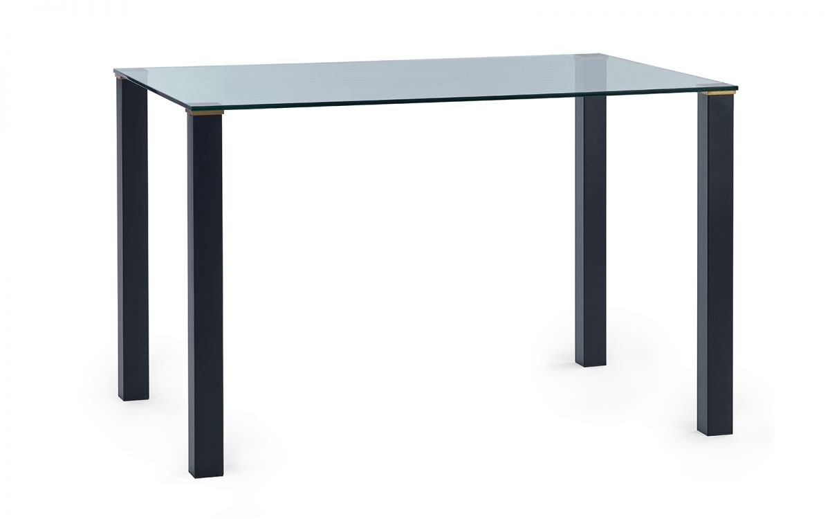 Piero Rectangular Table & 4 Jazz Black Dining Chairs