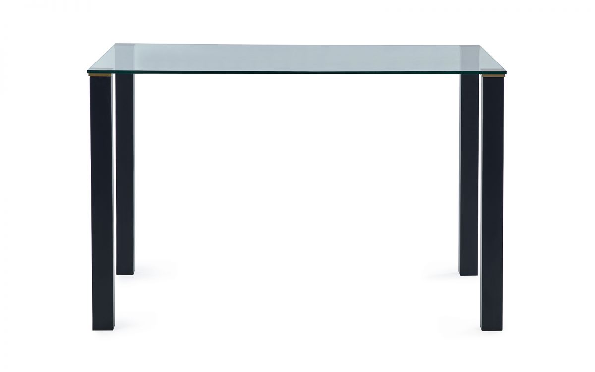 Piero Rectangular Table & 4 Jazz Black Dining Chairs