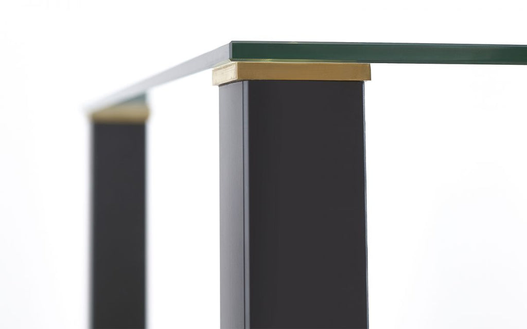 Piero Rectangular Table & 4 Jazz Black Dining Chairs