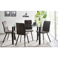 Piero Rectangular Table & 4 Monroe Chairs