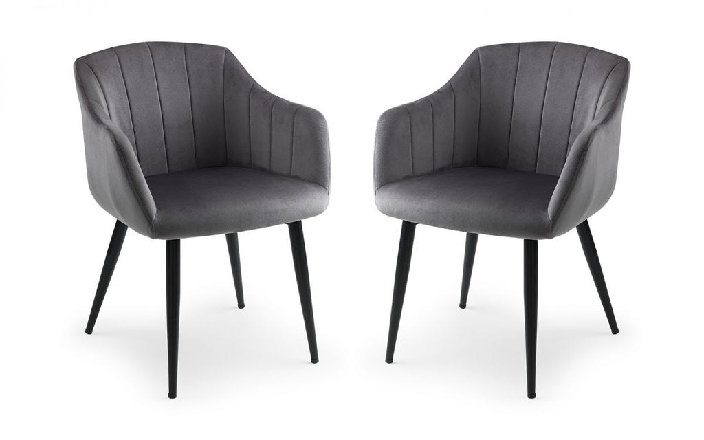 Piero Square Table & 2 Hobart Dining Chairs