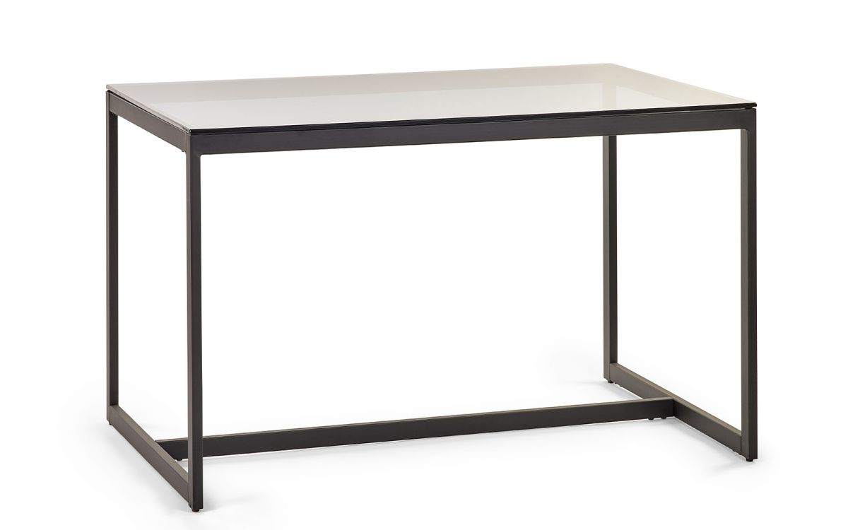 Chicago Dining Table & 4 Burgess Dining Chairs Grey