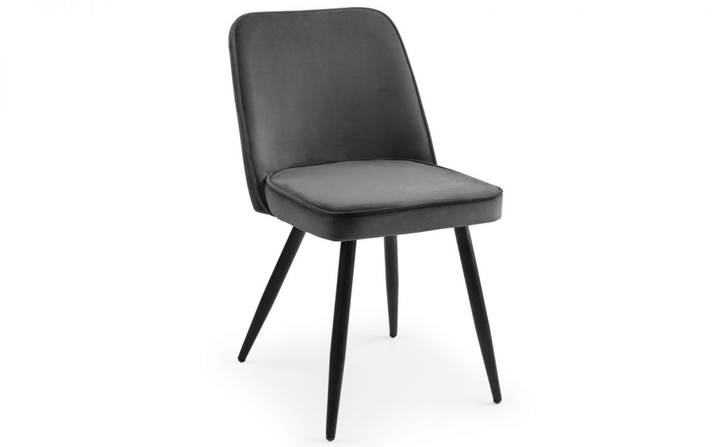 Chicago Dining Table & 4 Burgess Dining Chairs Grey