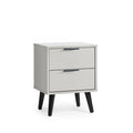 Alba 2 Drawer Bedside - Silk Grey