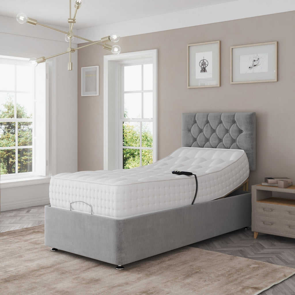Alma Adjustable Bed | SILVER