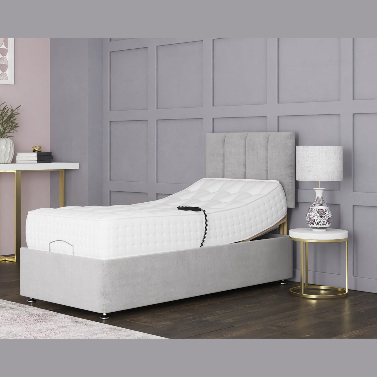Cody Adjustable Bed | SILVER