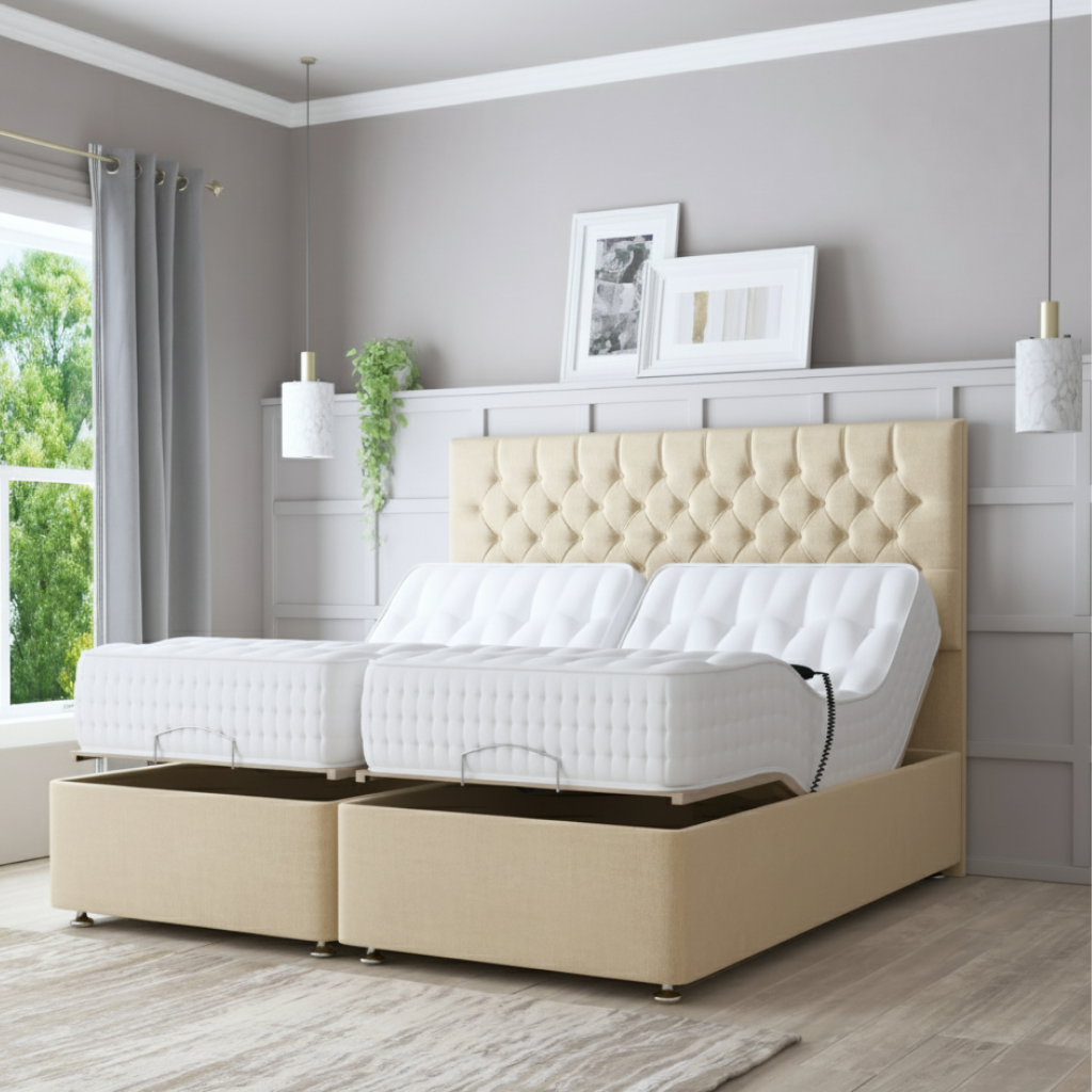 SlumberTech Elite 1000 Electric Adjustable Bed Frame – Advanced Comfort & Personalised Support | GRAY