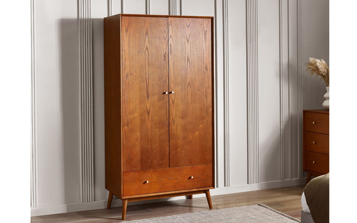 Lowry 2 Door 1 Drawer Wardrobe