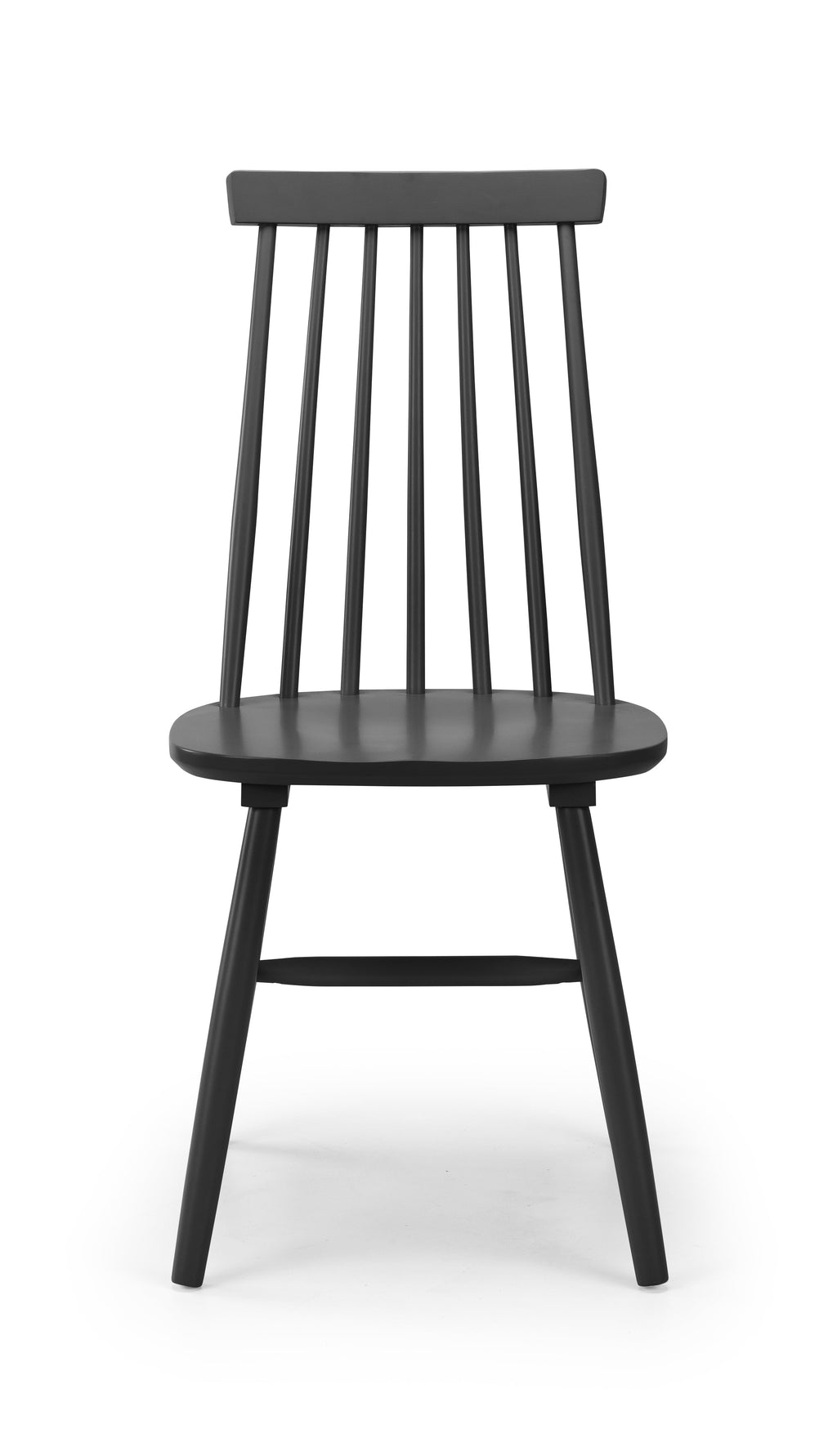 Alassio Spindle Back Dining Chair - Black