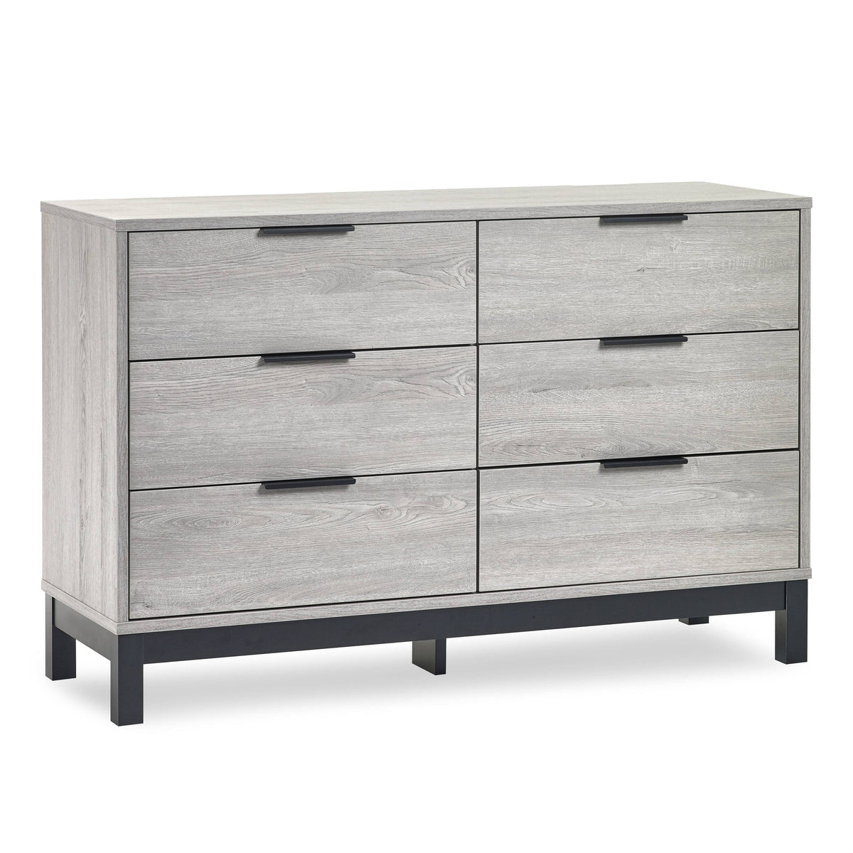 Bali 6 Drawer Chest - Grey Oak