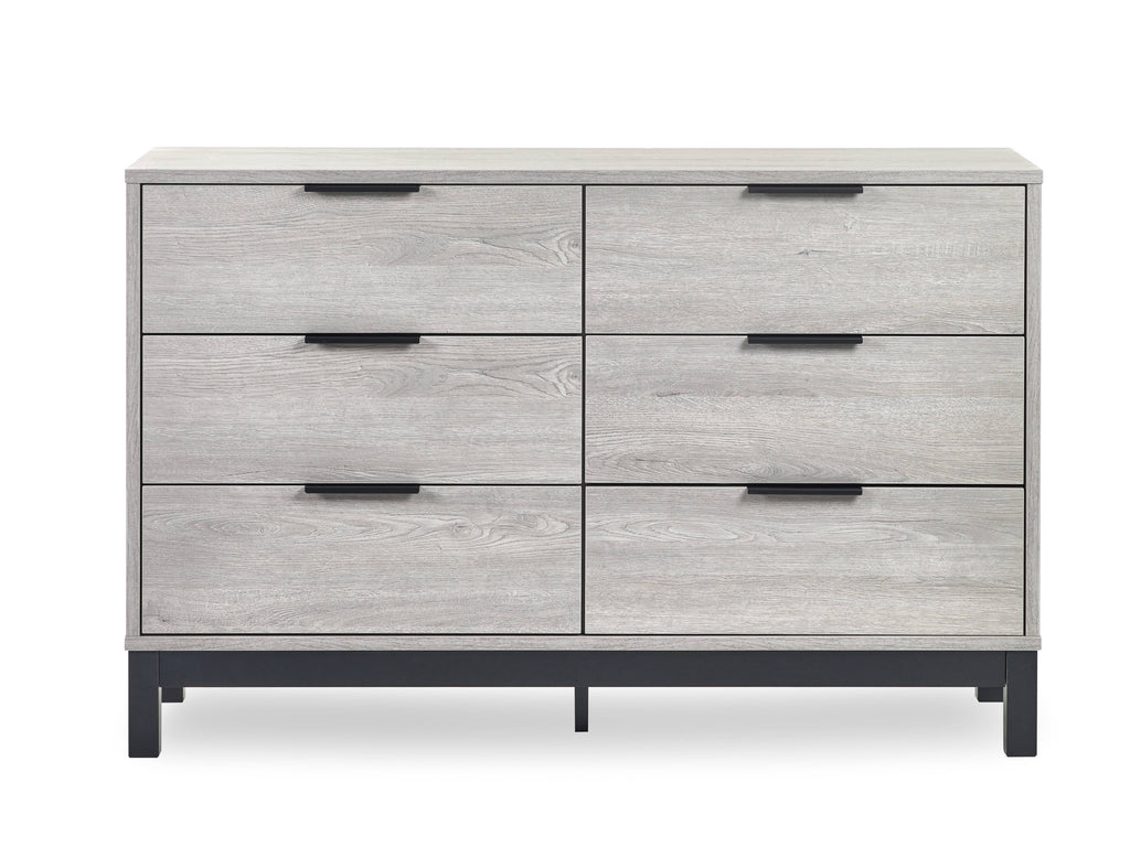 Bali 6 Drawer Chest - Grey Oak
