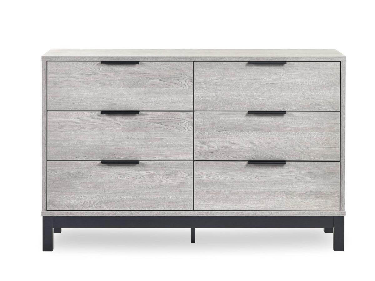 Bali 6 Drawer Chest - Grey Oak