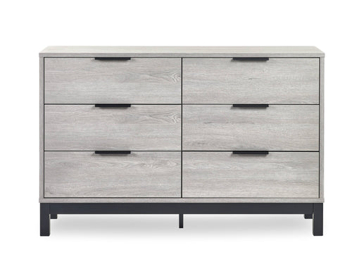 Bali 6 Drawer Chest - Grey Oak