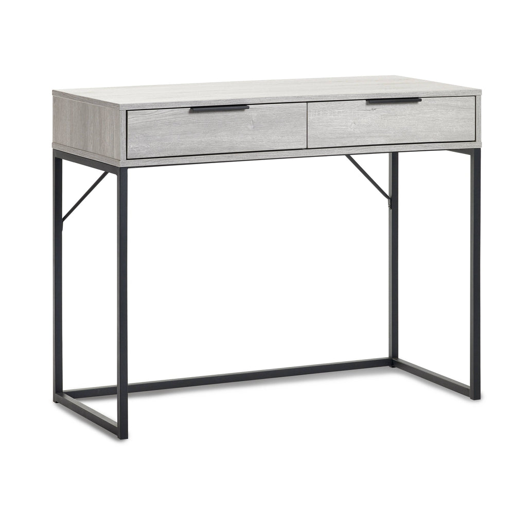 Bali 2 Drawer Dressing Table/Desk - Grey Oak