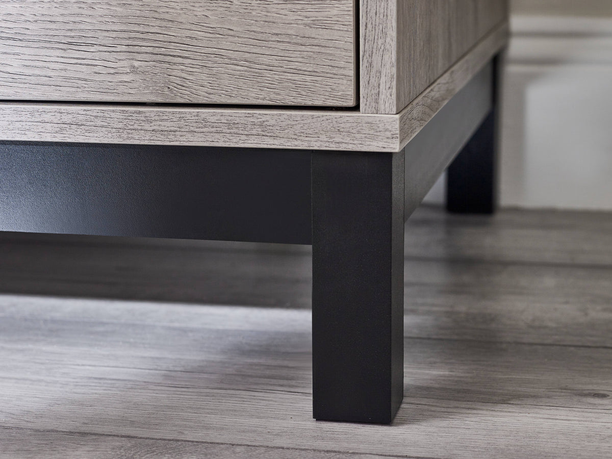 Bali 2 Door 1 Drawer Wardrobe - Grey Oak