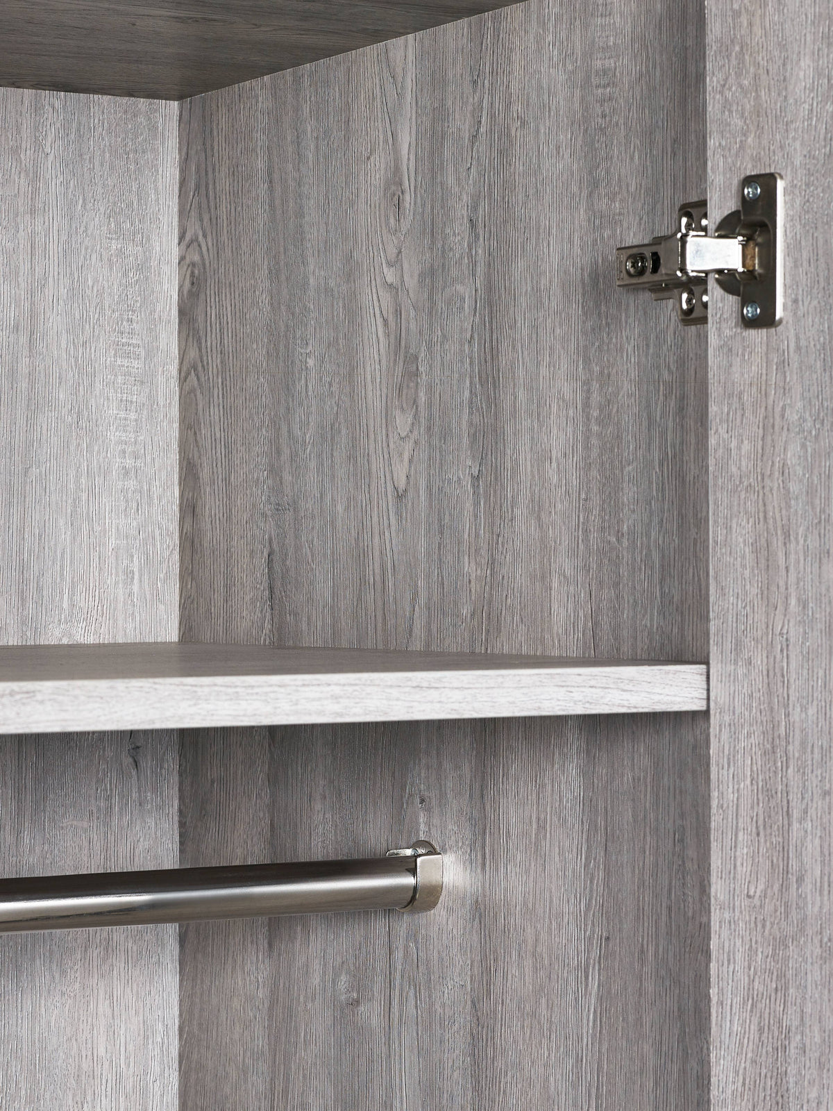 Bali 2 Door 1 Drawer Wardrobe - Grey Oak