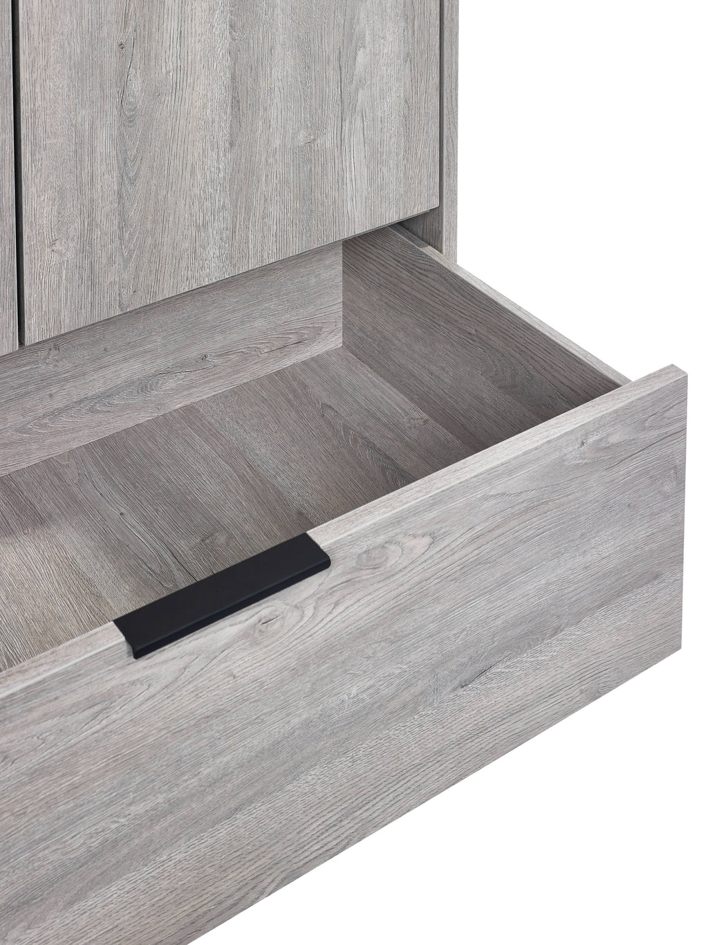 Bali 2 Door 1 Drawer Wardrobe - Grey Oak