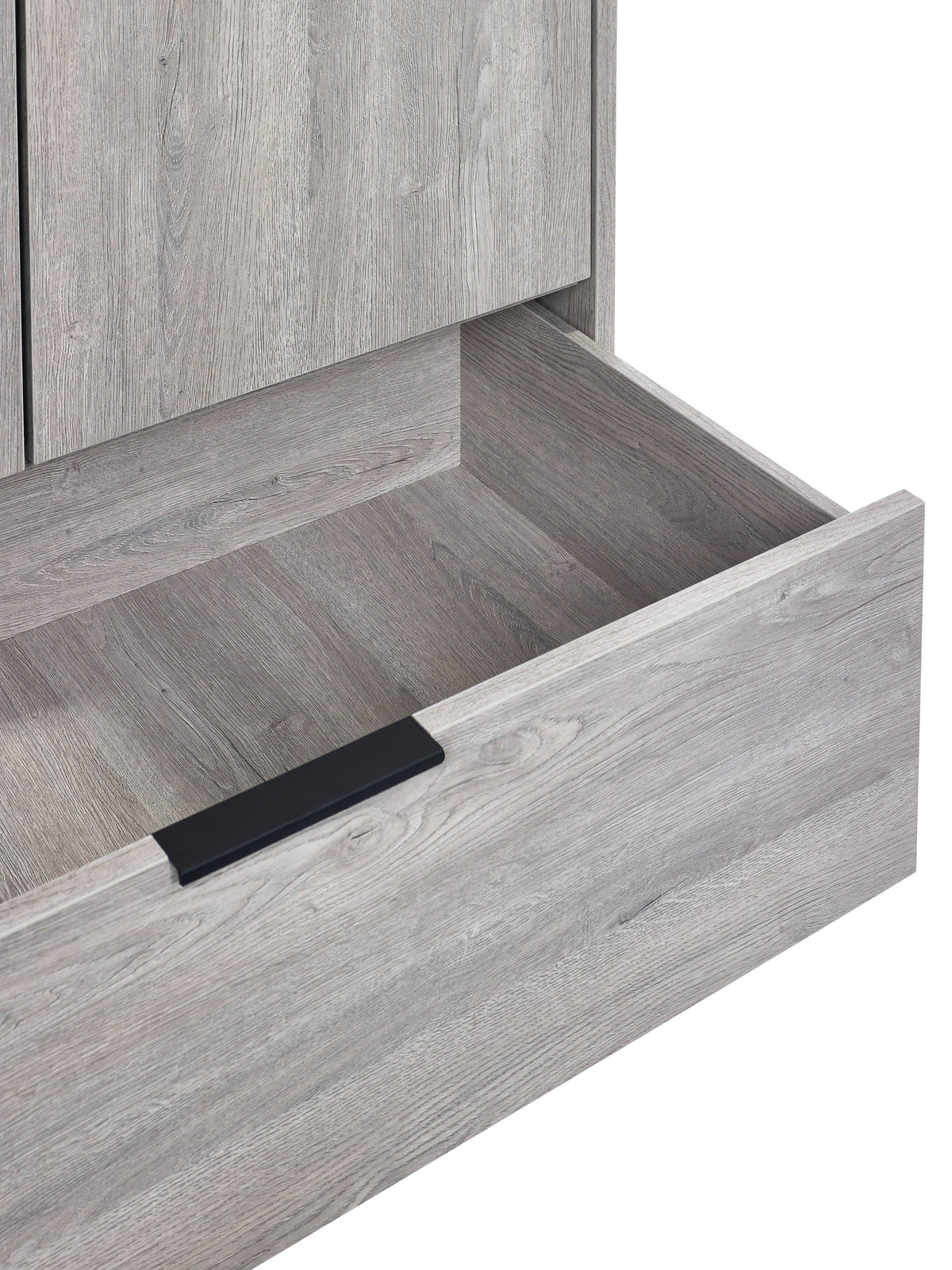 Bali 2 Door 1 Drawer Wardrobe - Grey Oak