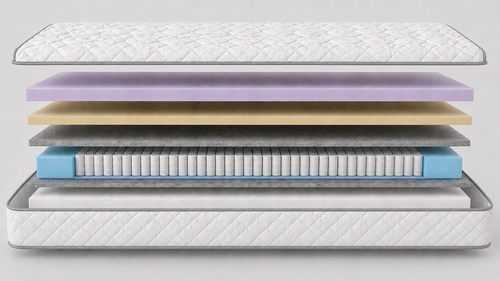 1000 Pocket Spring Mattress for Adjustable Beds Support Comfort Pressure Relief Breathable