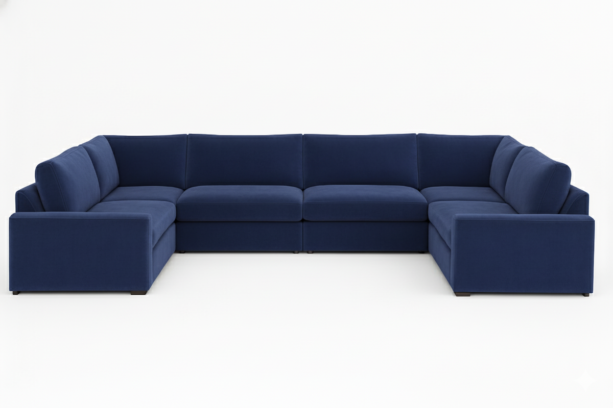 Belgravia XL U-Shape Modular Sofa – Extra Large Modular Design