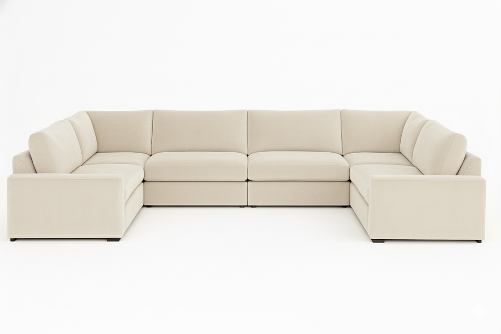 Belgravia XL U-Shape Modular Sofa – Extra Large Modular Design